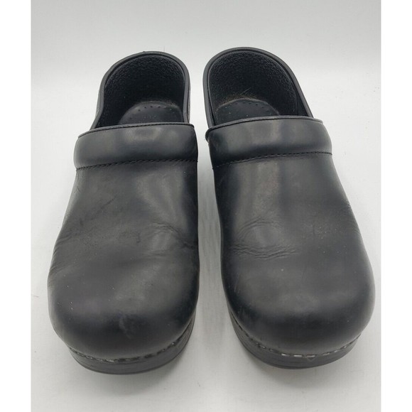 Dansko Professional Oiled Clog Size 39 / Women's US 8.5-9 Black - Picture 2 of 16